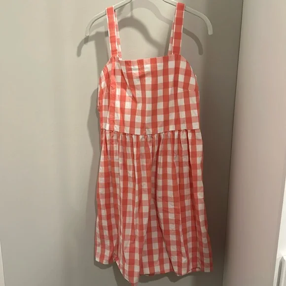 J. Crew | Dresses | J Crew Pink And White Gingham Sleeveless Dress |  Poshmark
